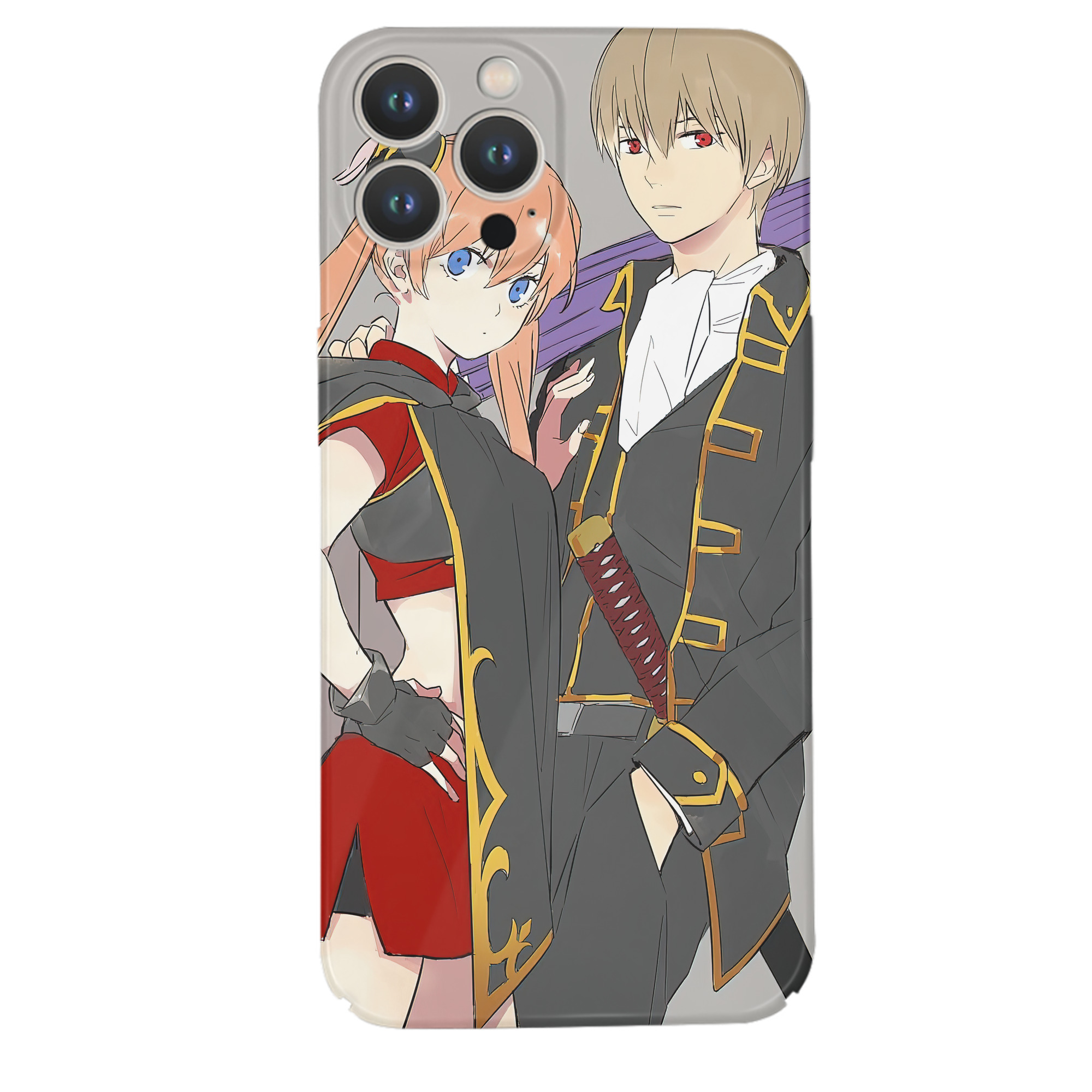 （画像用） ぎんたま 坂田銀時（さかたぎんとき） 神楽 志村新八（しむら しんぱち） GINTAMA Sakata Gintoki Kagura Shimura Shinpachi 【iPhone 14シリーズ対応】ハードケース